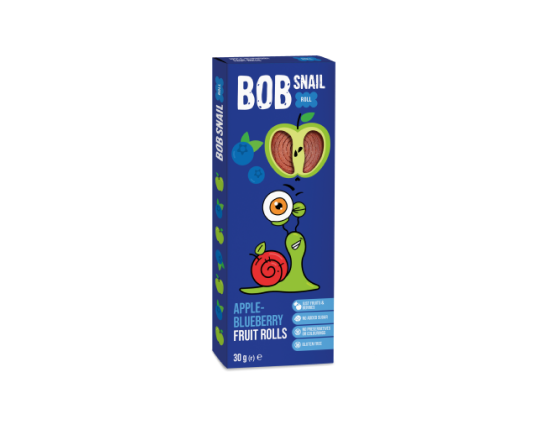 Bob-Snail alma-áfonya gyümölcstekercs 30g  